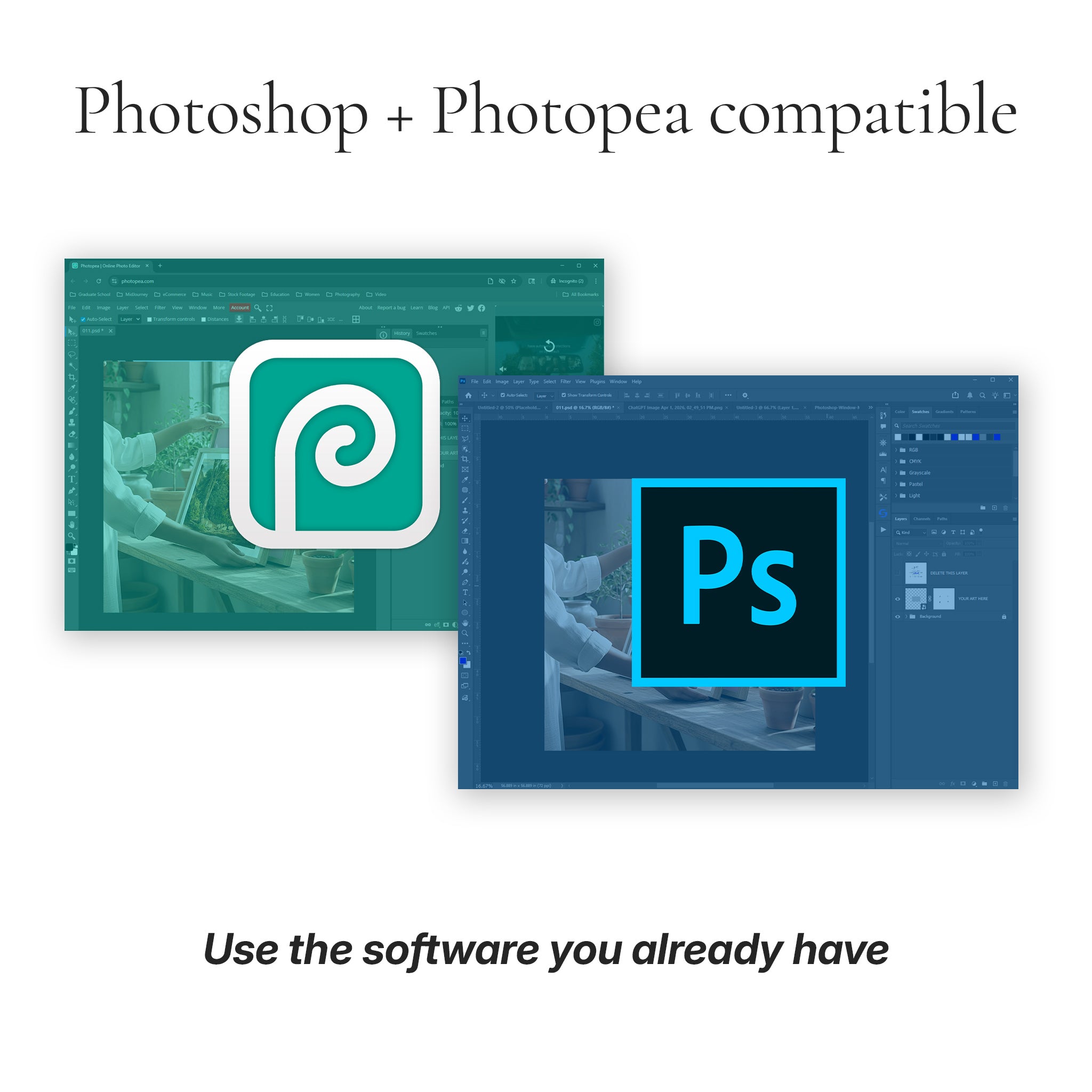 Greenhouse Studio Photo Mockup