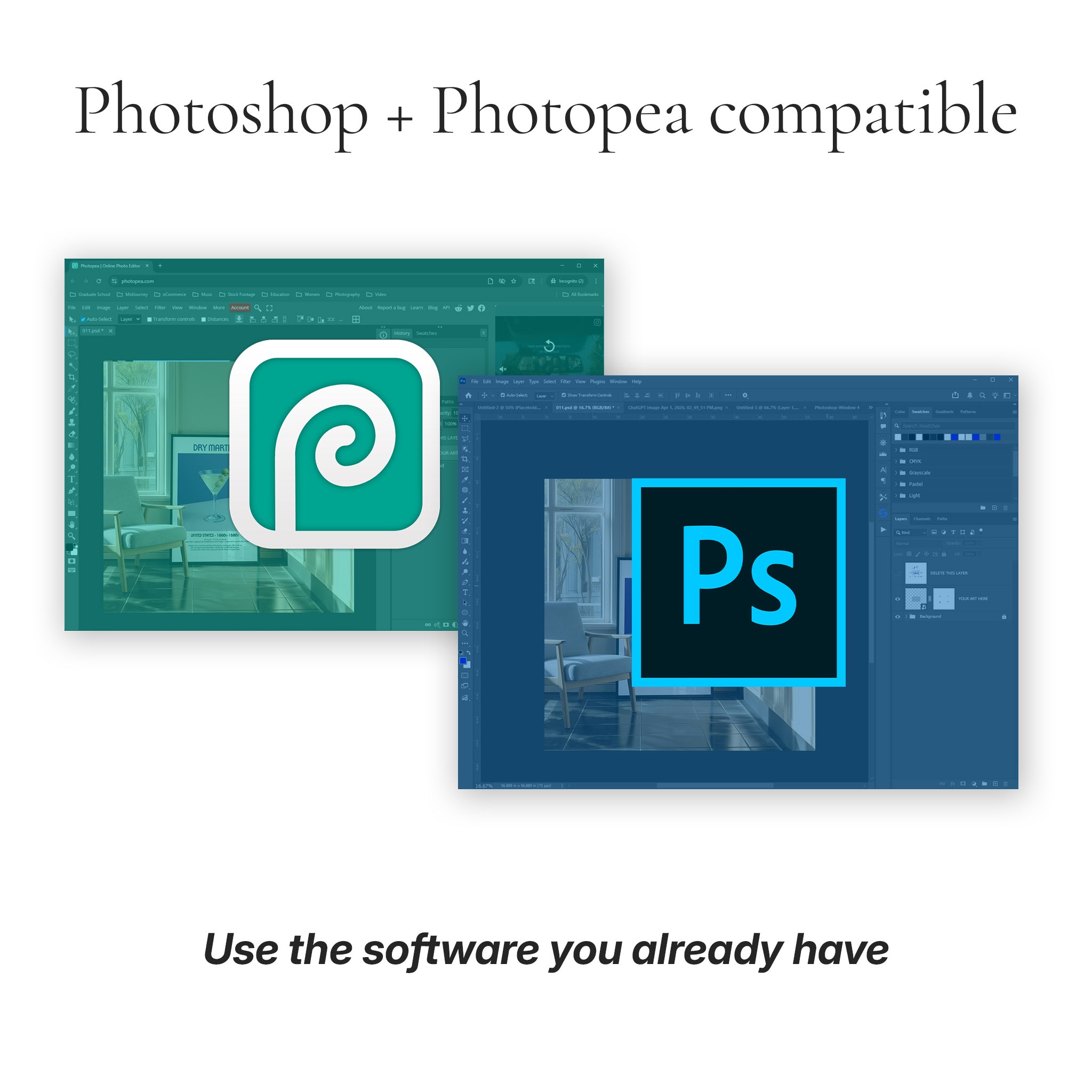 Minimalist Kitchen Photo Mockup