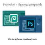 Organic Modern Living Room Photo Mockup