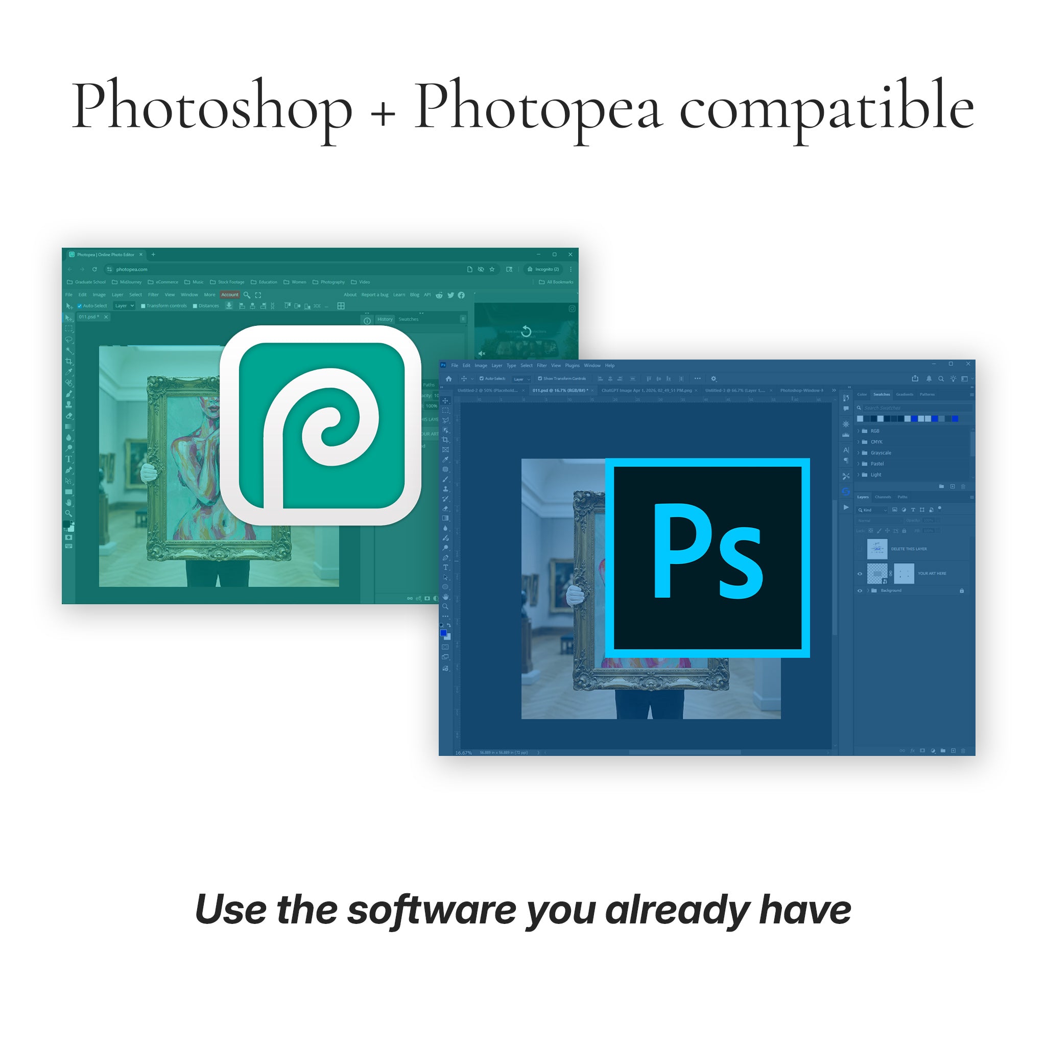 Traditional Gallery Photo Mockup