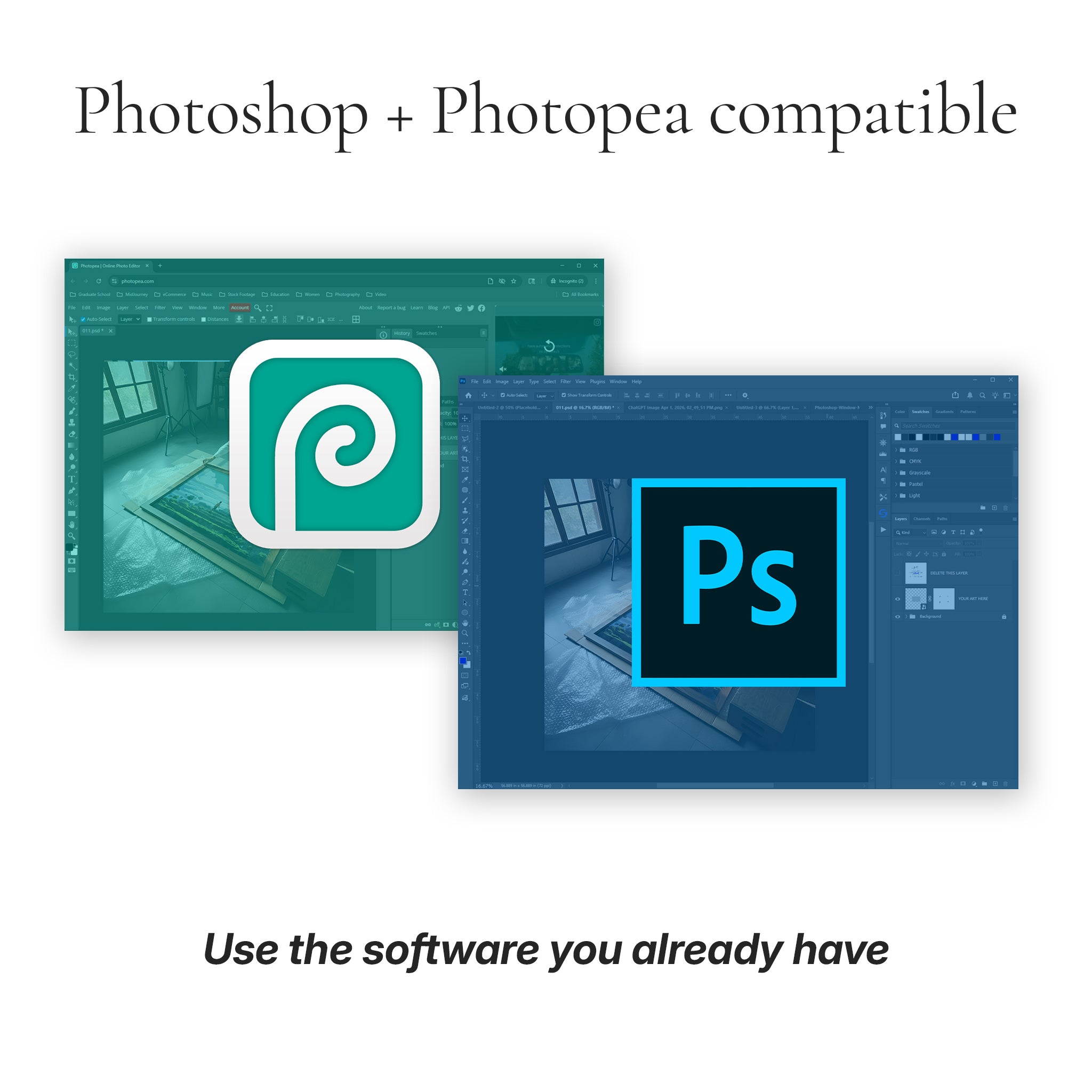 Creative Studio Photo Mockup