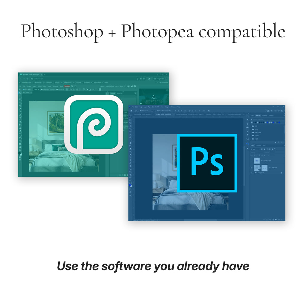 Minimalist Bedroom Photo Mockup