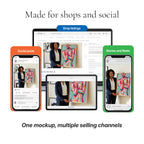 Minimalist Closeup Photo Mockup