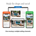 Contemporary Patio Photo Mockup