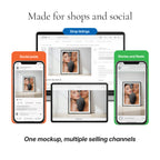 4-in-1 Minimalist Frame Photo Mockup