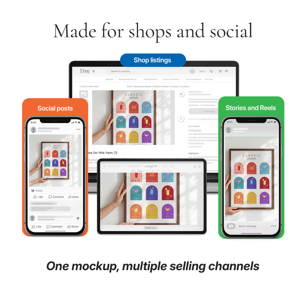 Minimalist Wall Photo Mockup