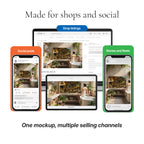 Greenhouse Bathroom Photo Mockup