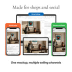 Minimalist Dining Room Photo Mockup