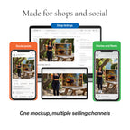 Backyard Picnic Table Photo Mockup