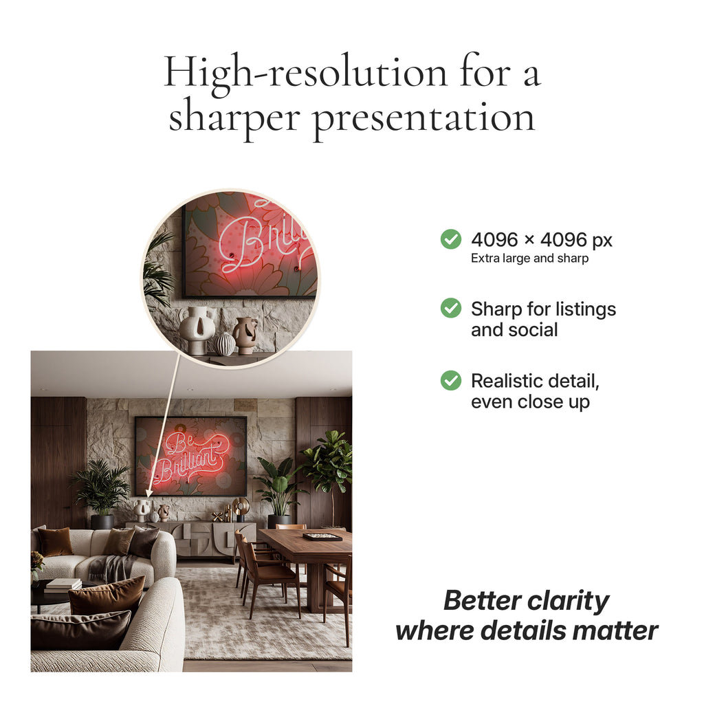 Organic Modern Living Room Photo Mockup