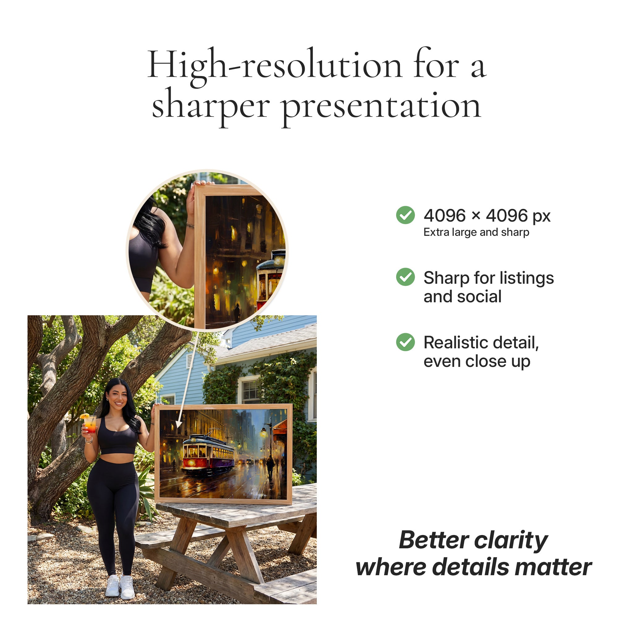 Backyard Picnic Table Photo Mockup