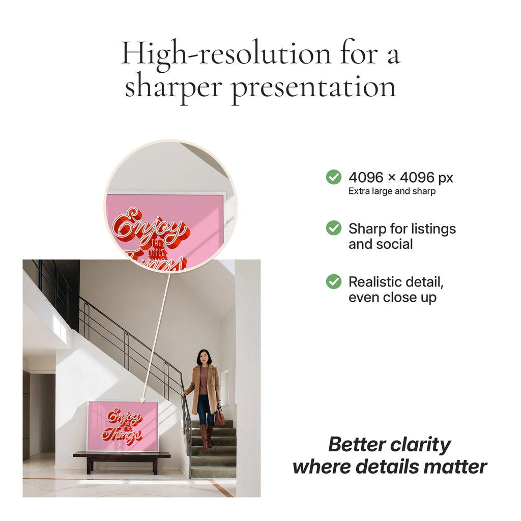 Contemporary Staircase Photo Mockup