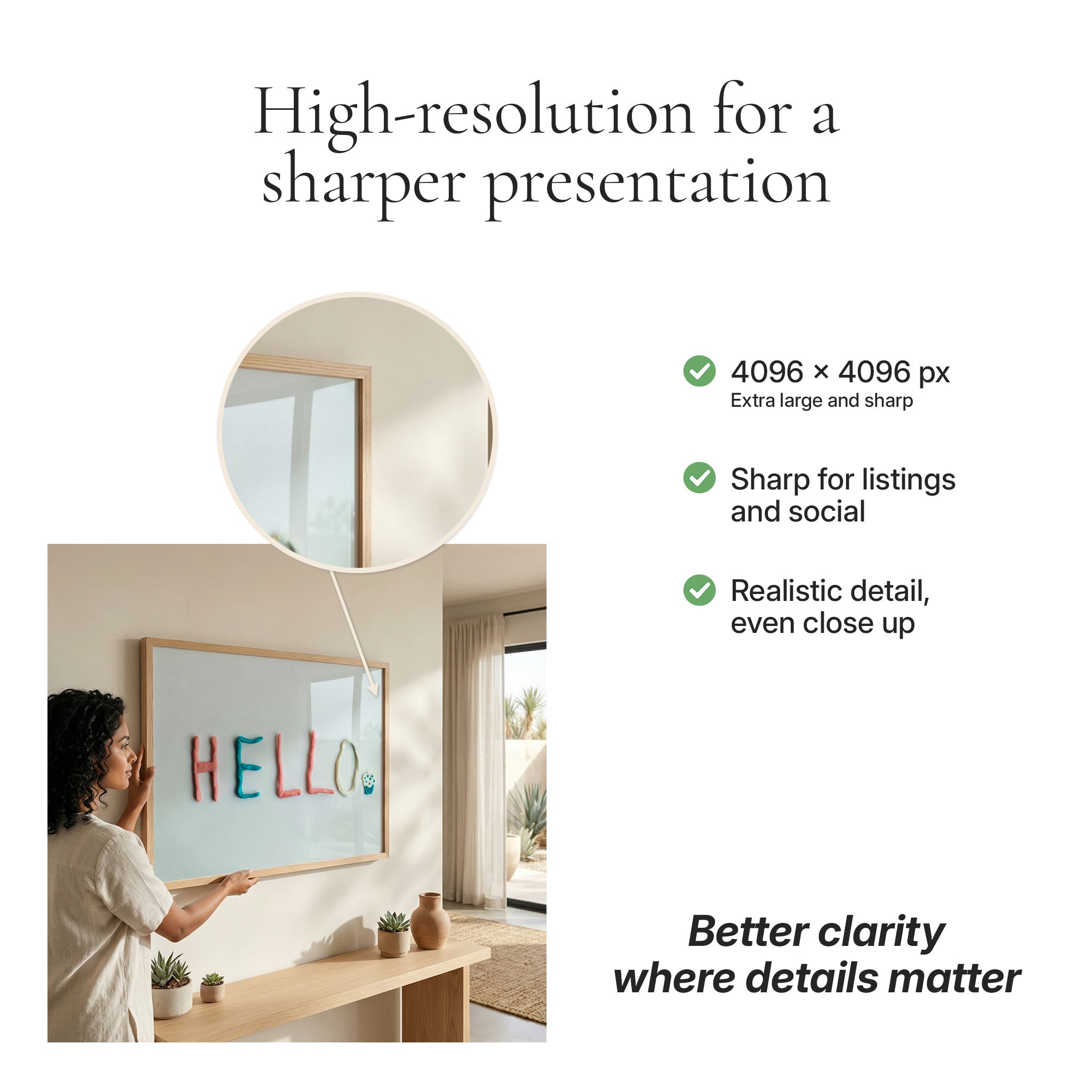 Organic Modern Living Room Photo Mockup