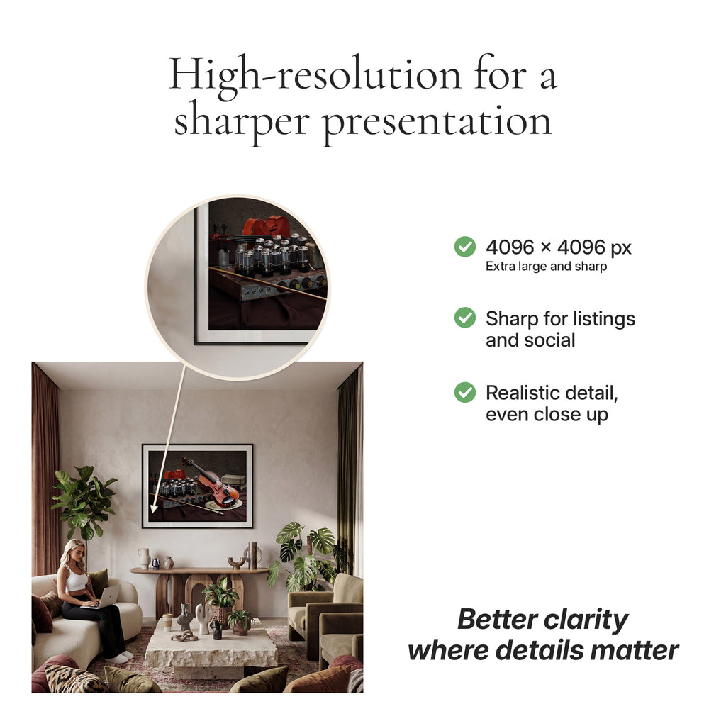 Bohemian Living Room Photo Mockup