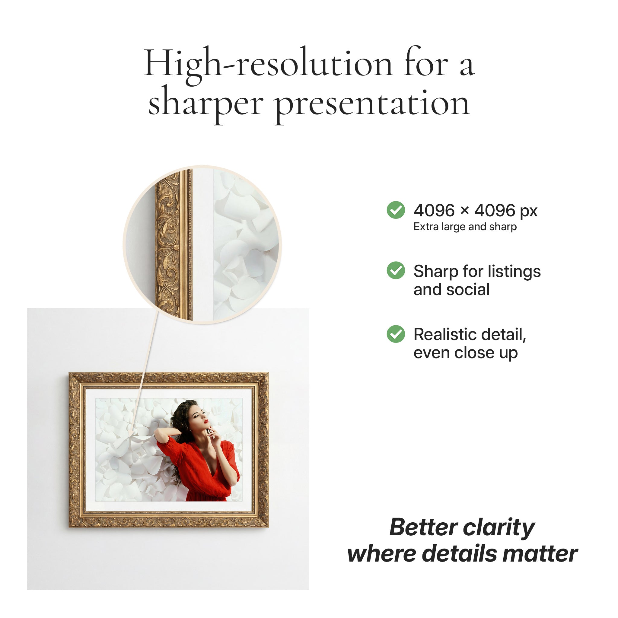 Ornate Frame Photo Mockup