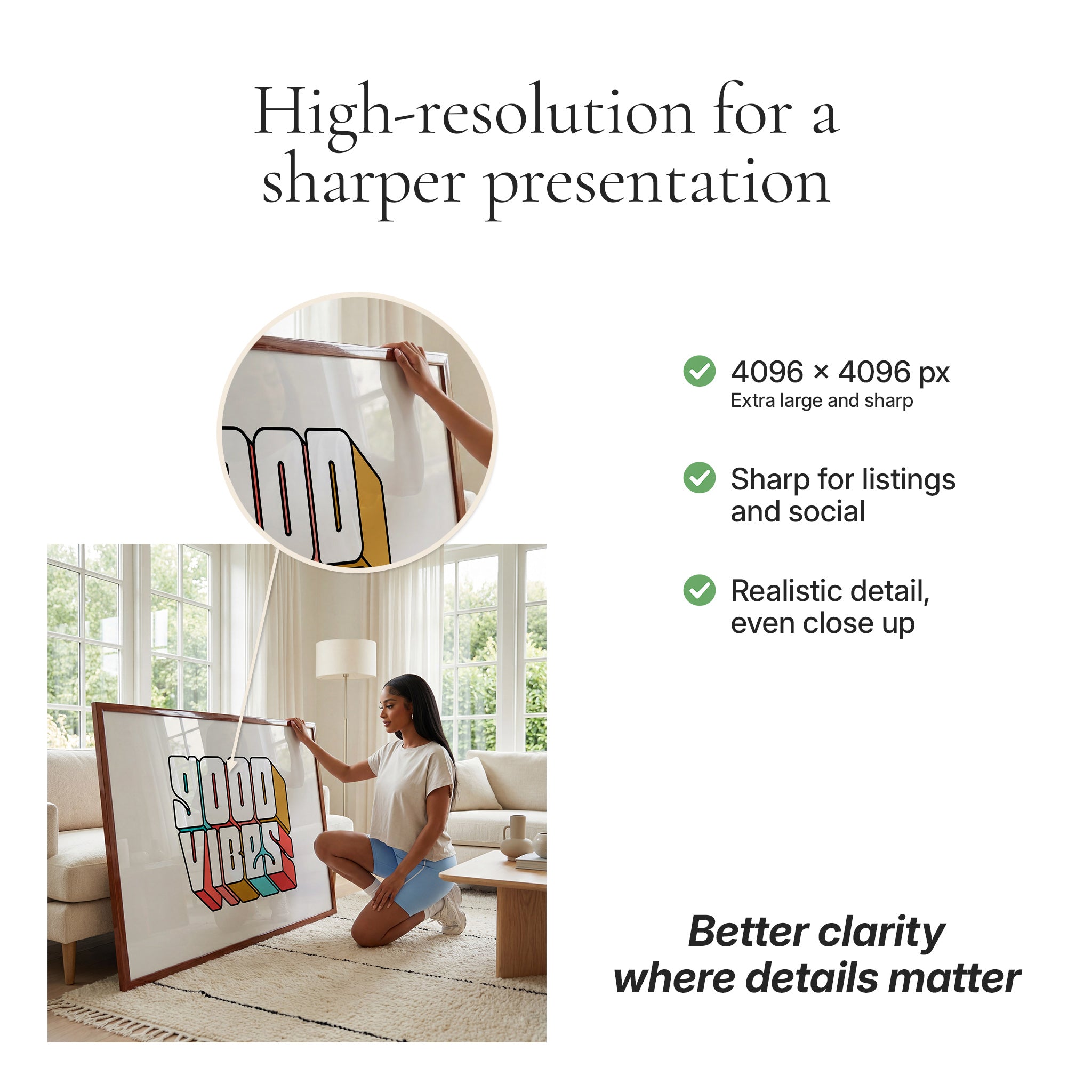 Minimalist Living Room Photo Mockup