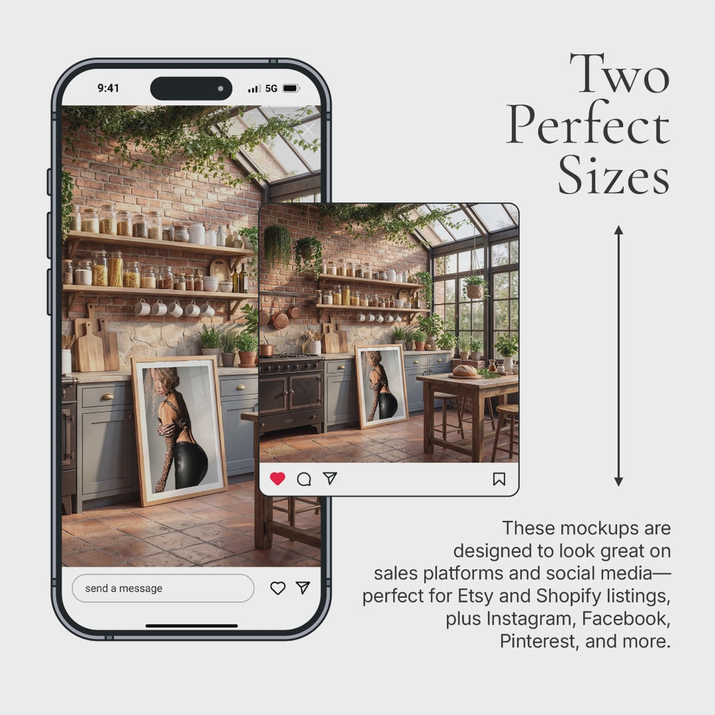 Industrial Loft Kitchen Video Mockup