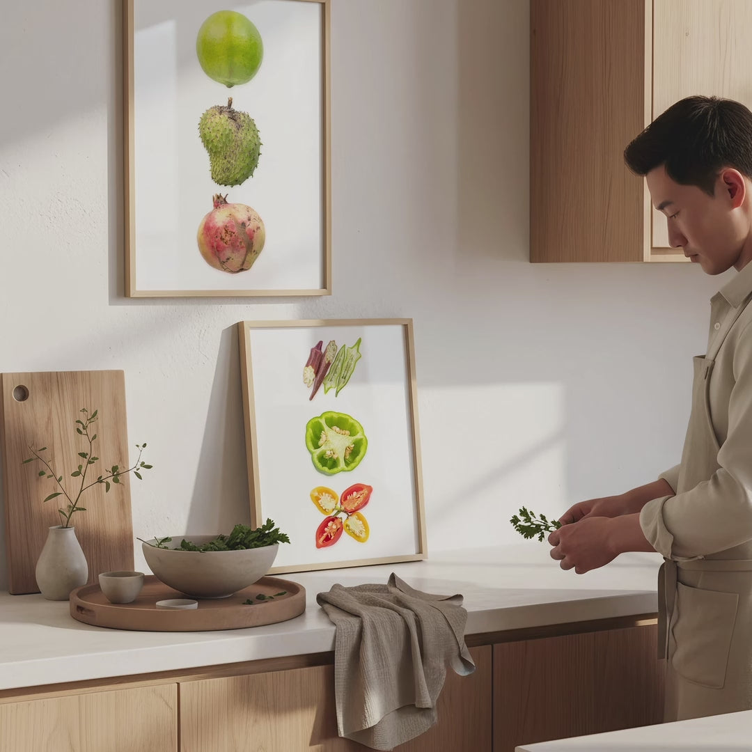 Japandi Kitchen Photo Mockup