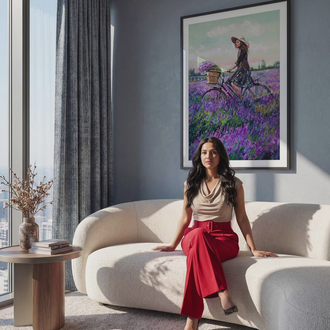 Contemporary Living Room Photo Mockup