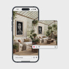 Greenhouse Living Room Video Mockup