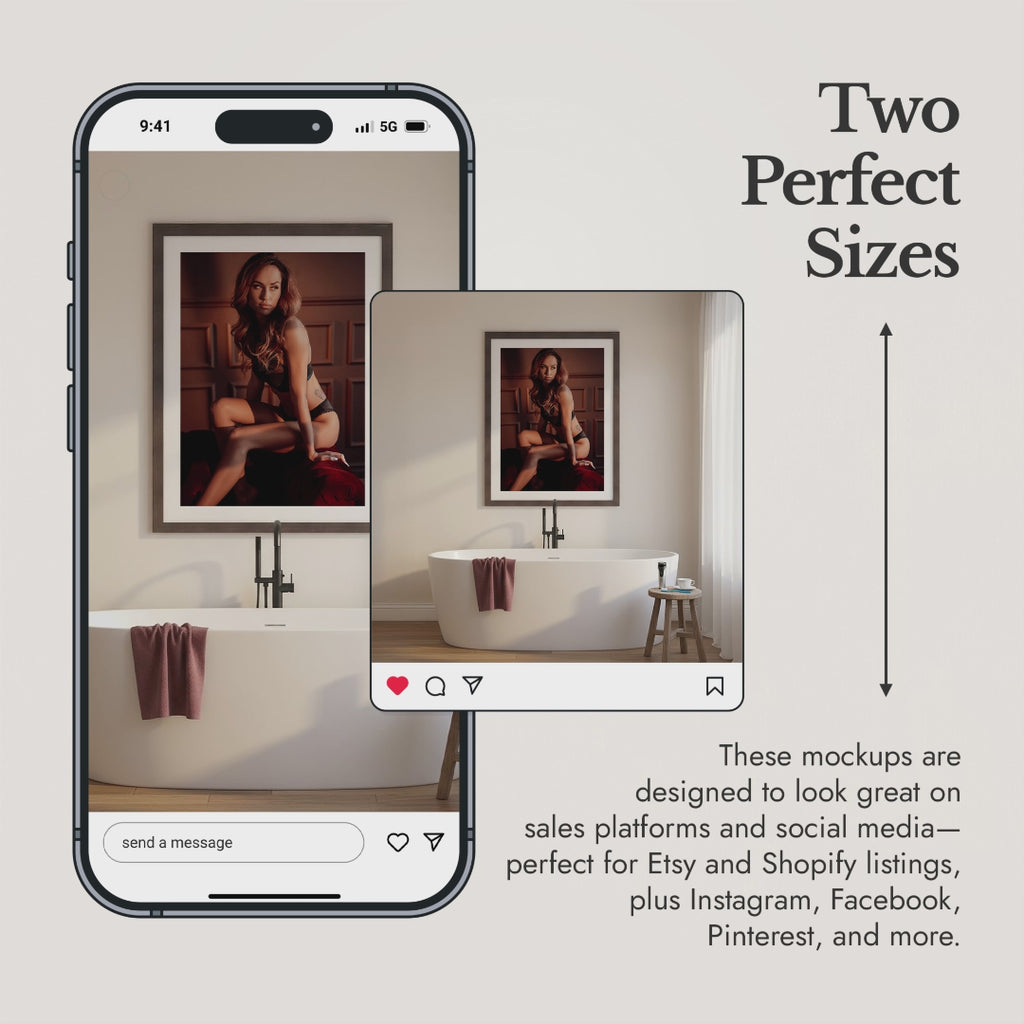 Minimalist Bathroom Video Mockup