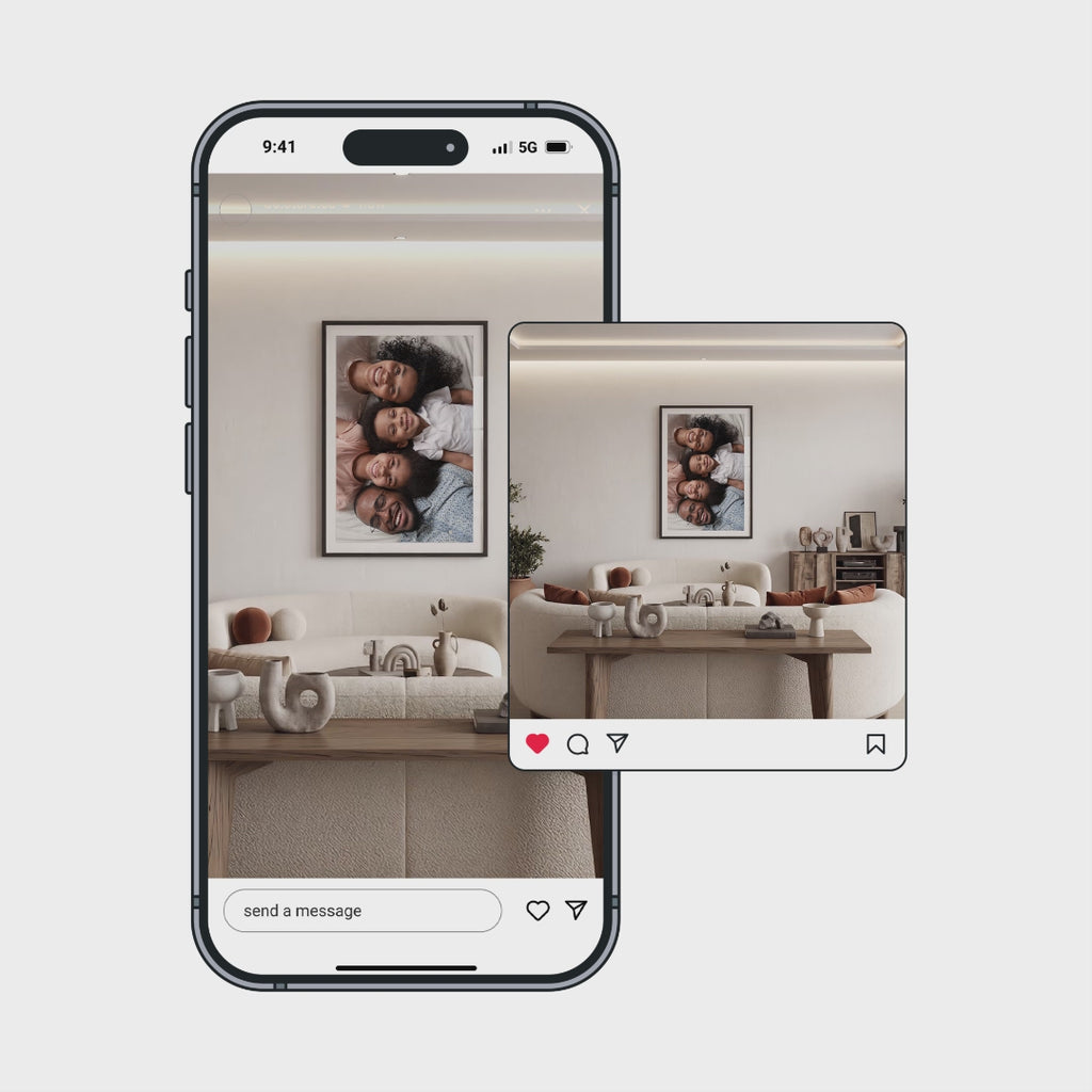 Organic Modern Living Room Video Mockup