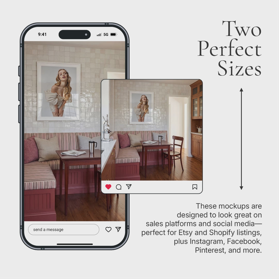 Traditional Breakfast Nook Video Mockup