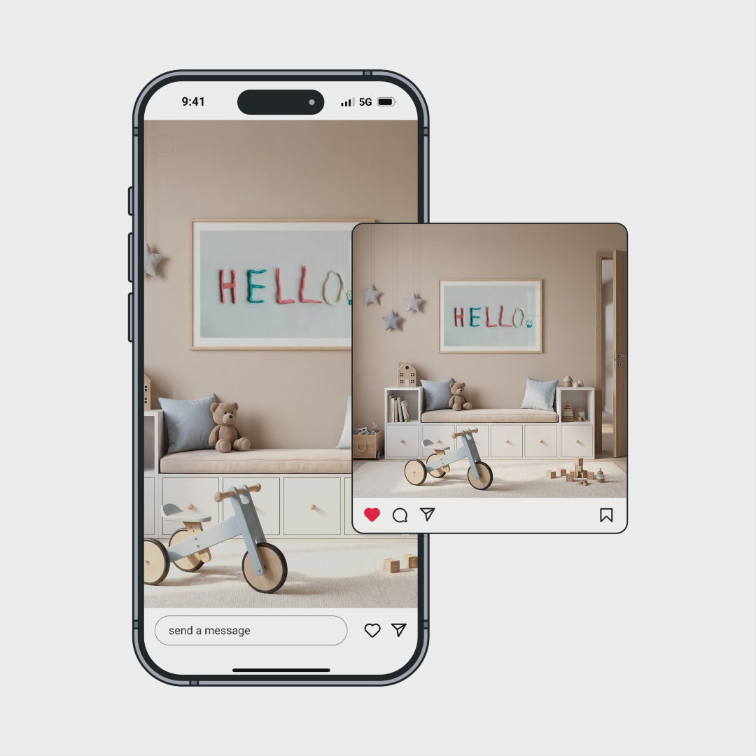 Scandinavian Nursery Video Mockup