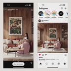 Rustic Living Room Video Mockup