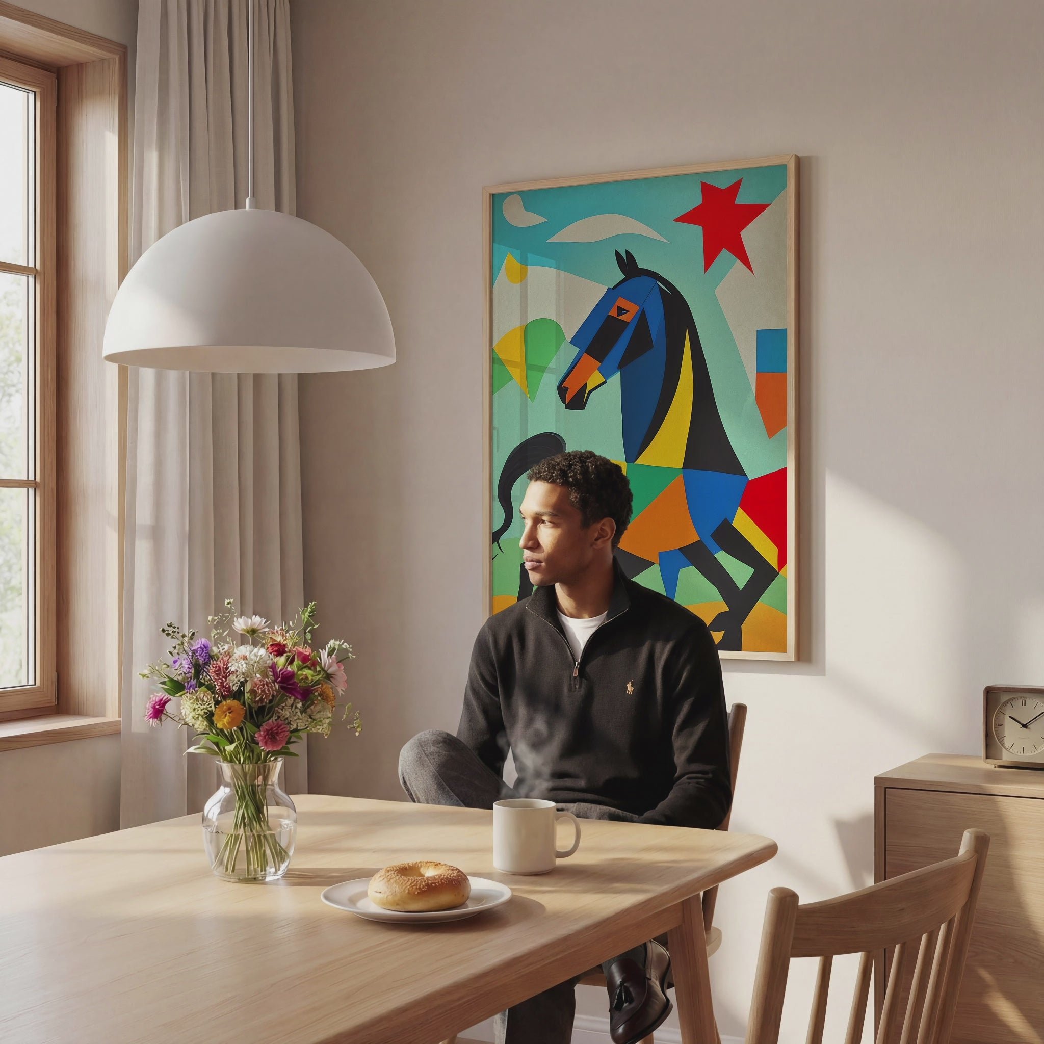 Scandinavian Dining Room Photo Mockup