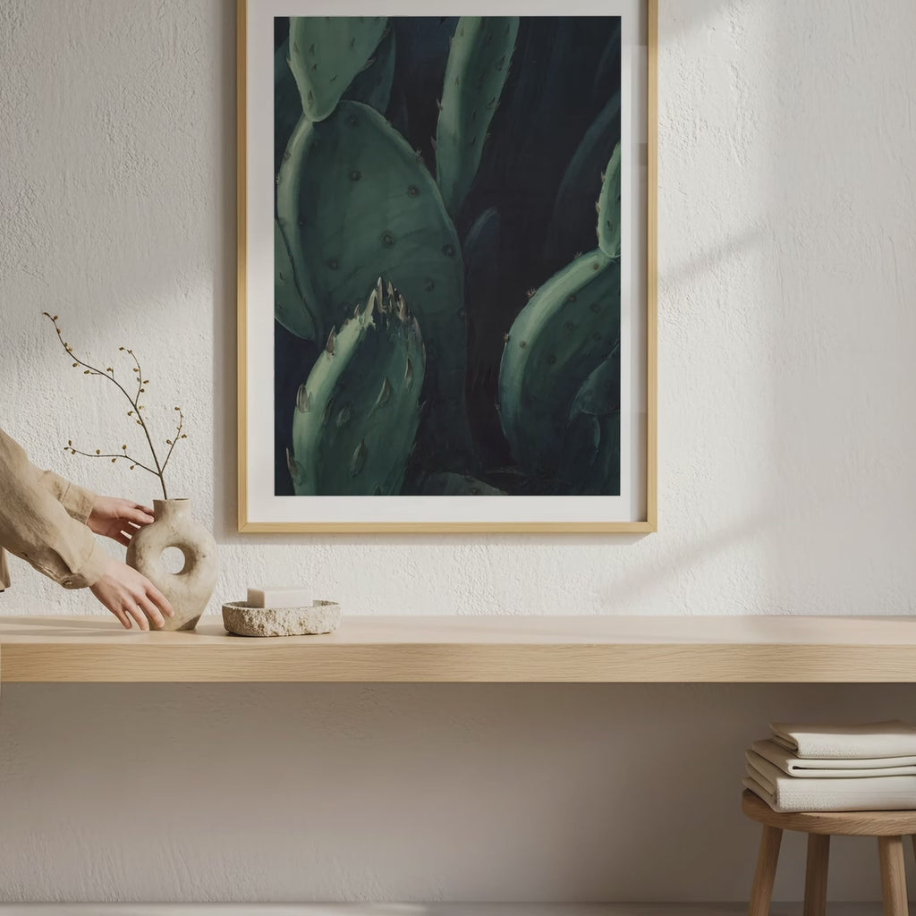 Japandi Living Room Photo Mockup