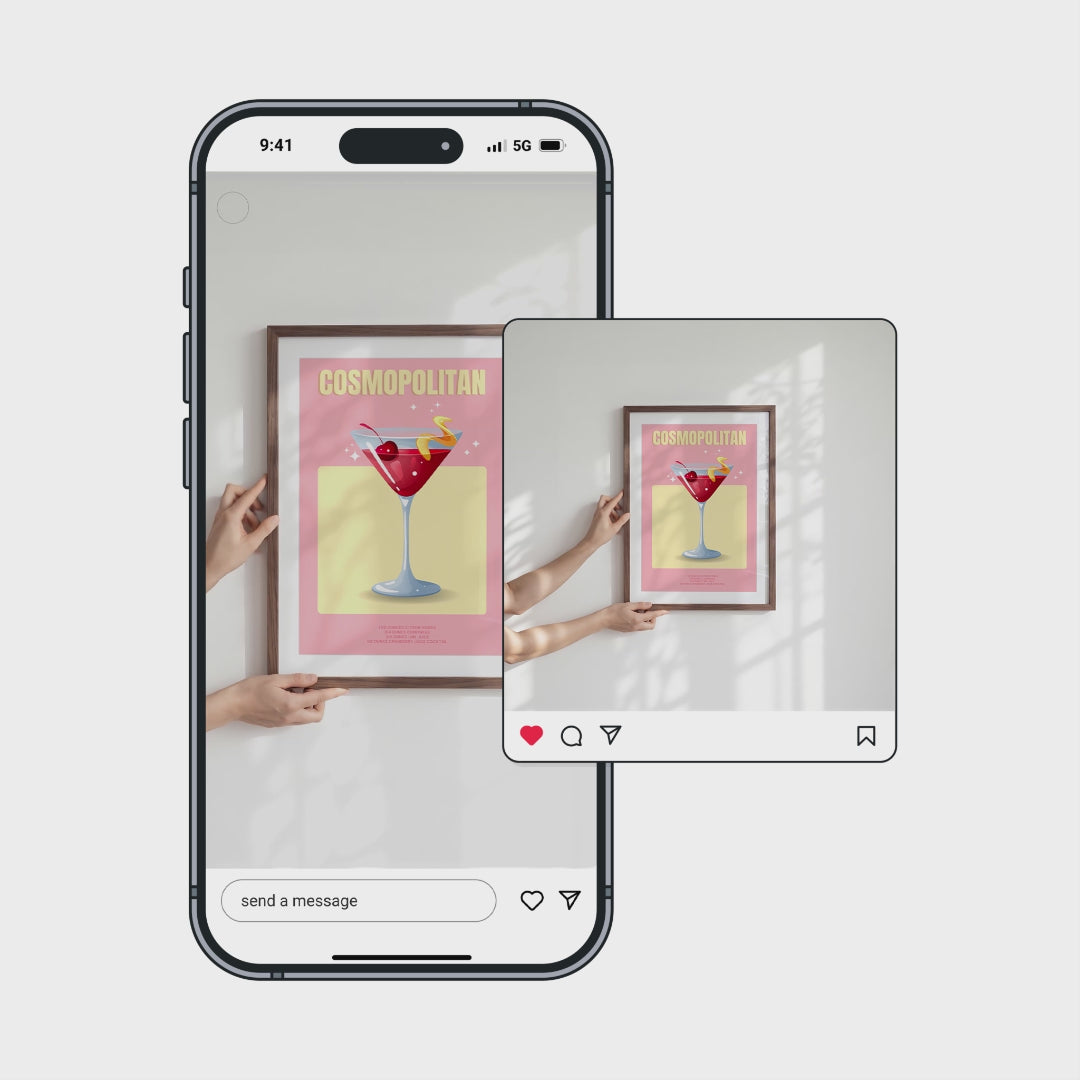 Minimalist Wall Video Mockup