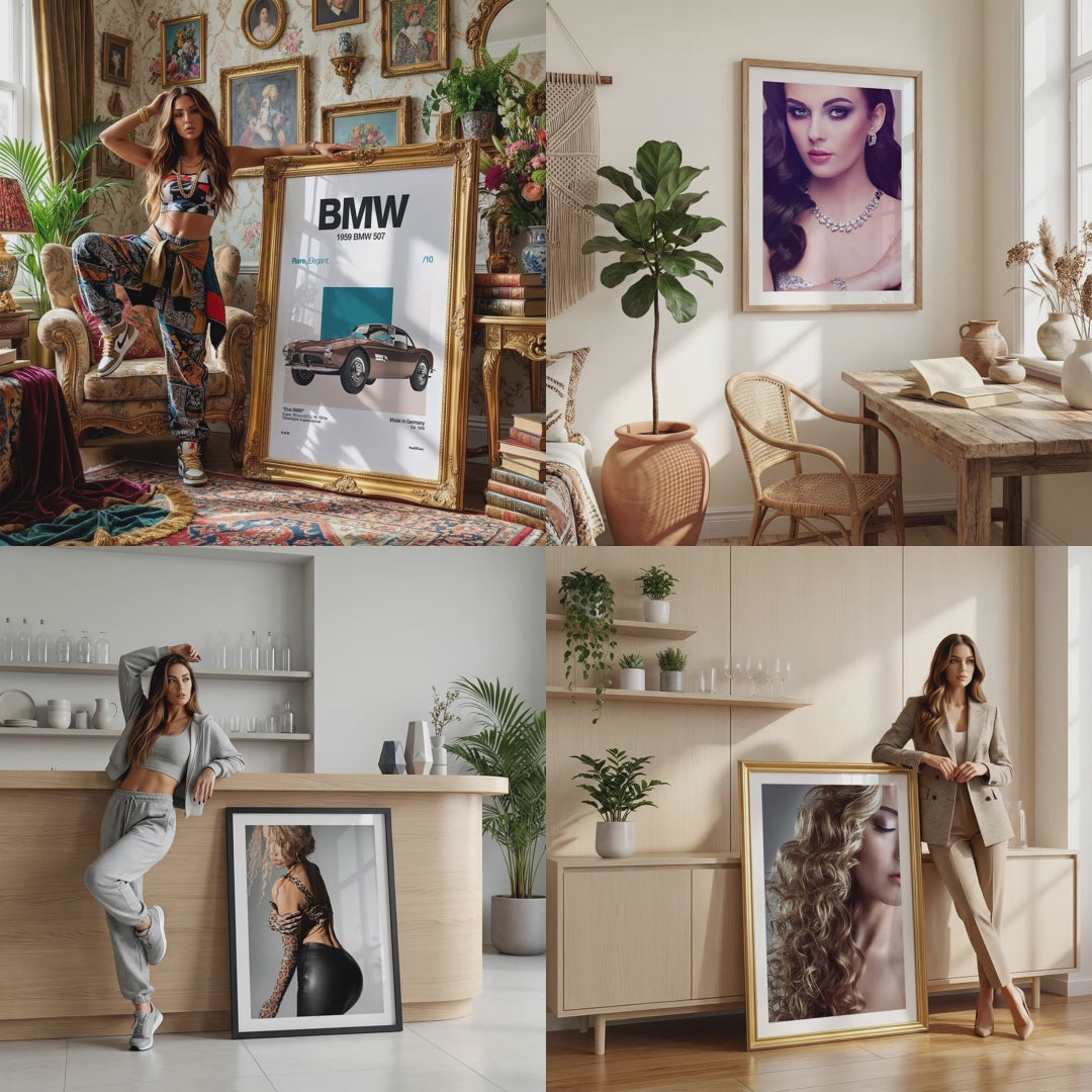 Wall Art Video Mockup Bundle — Soft Light Homes v1