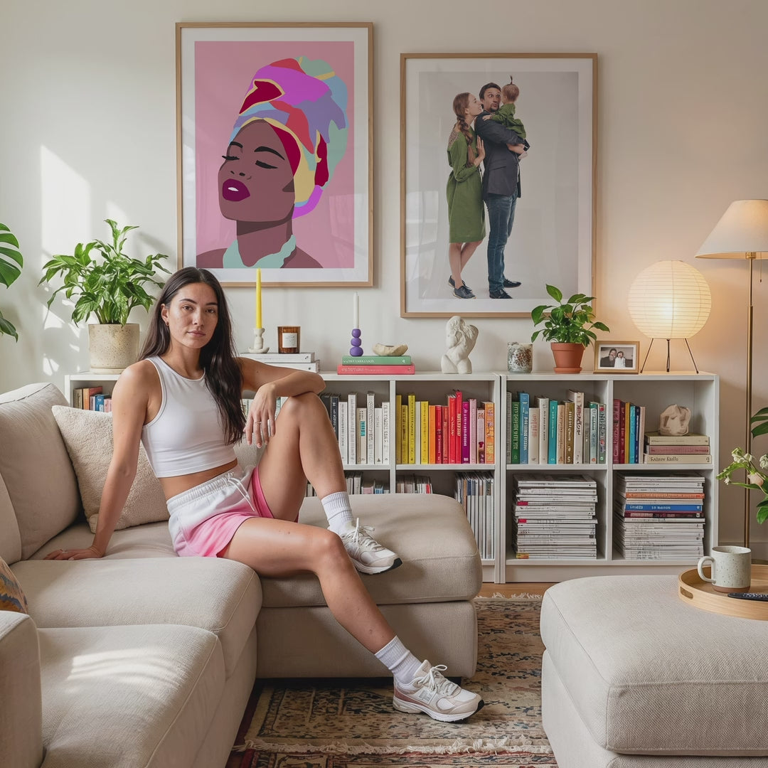 Scandinavian Living Room Photo Mockup