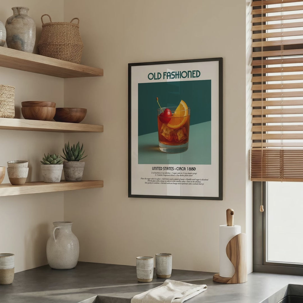 Japandi Kitchen Photo Mockup