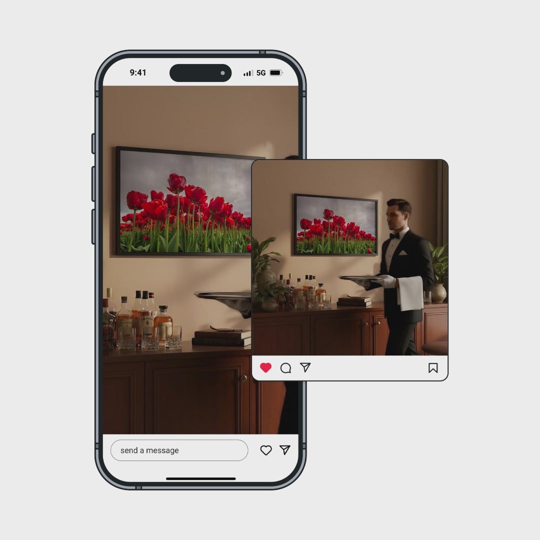 Traditional Restaurant Bar Video Mockup