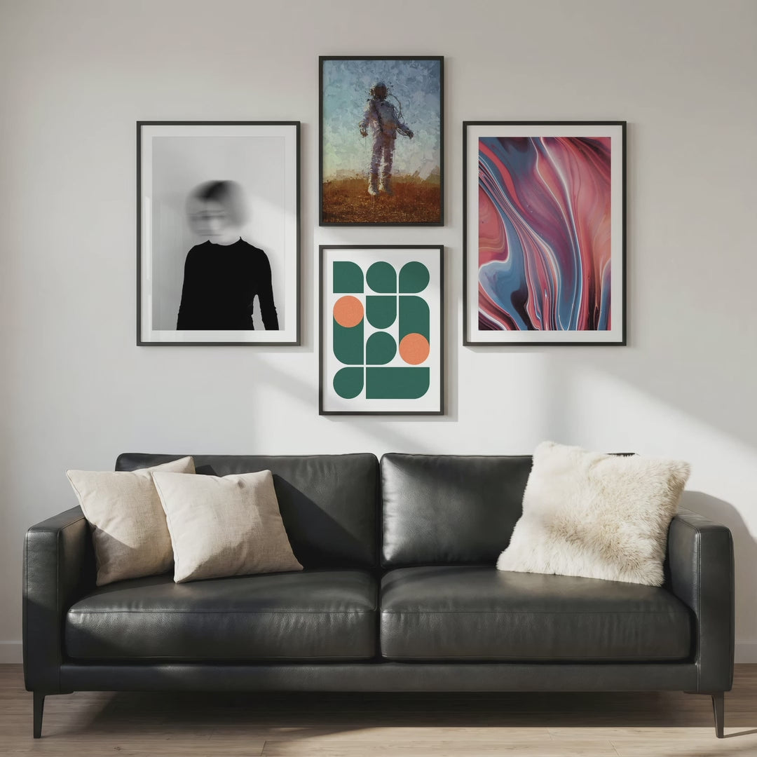 Minimalist Gallery Wall Photo Mockup