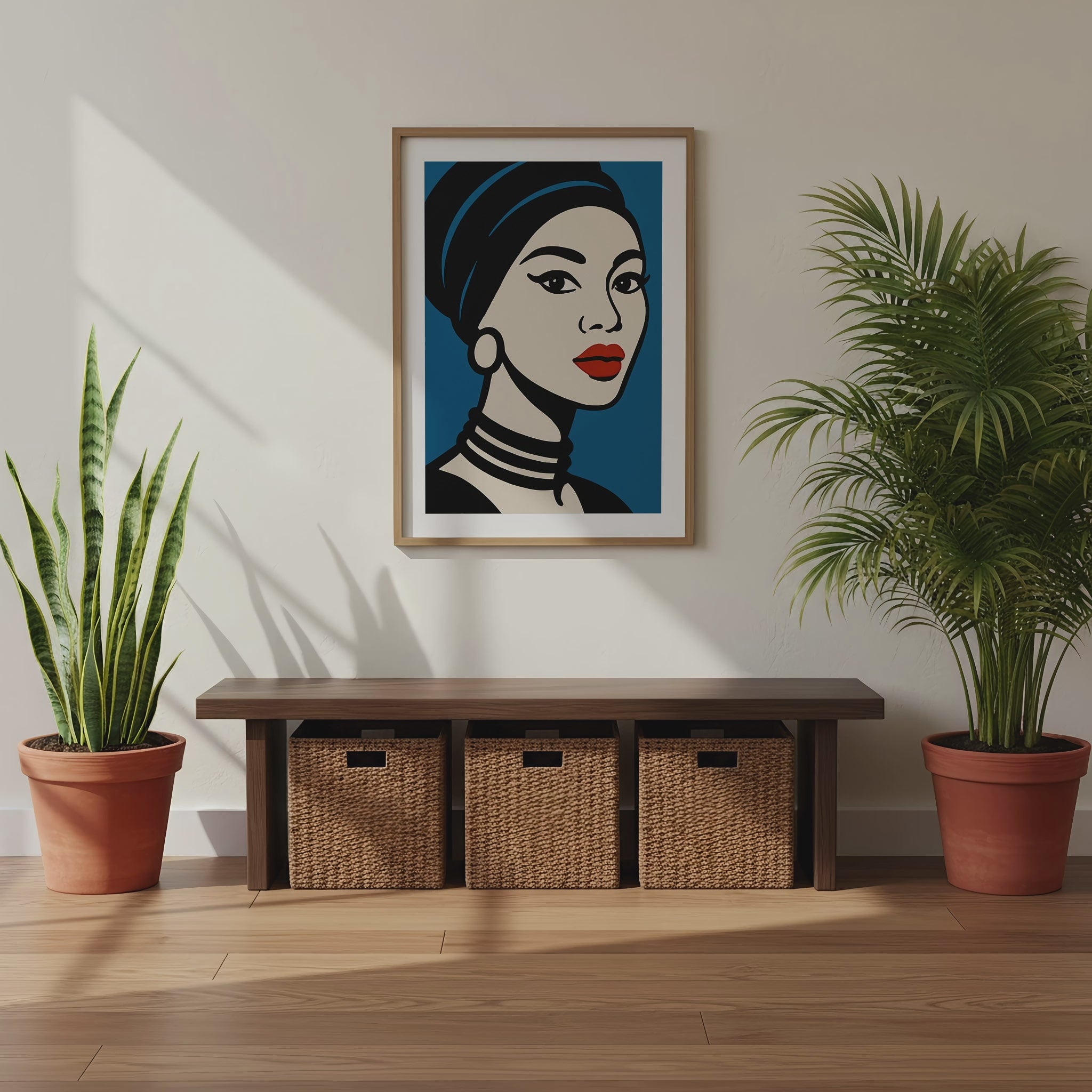 Minimalist Entryway Photo Mockup