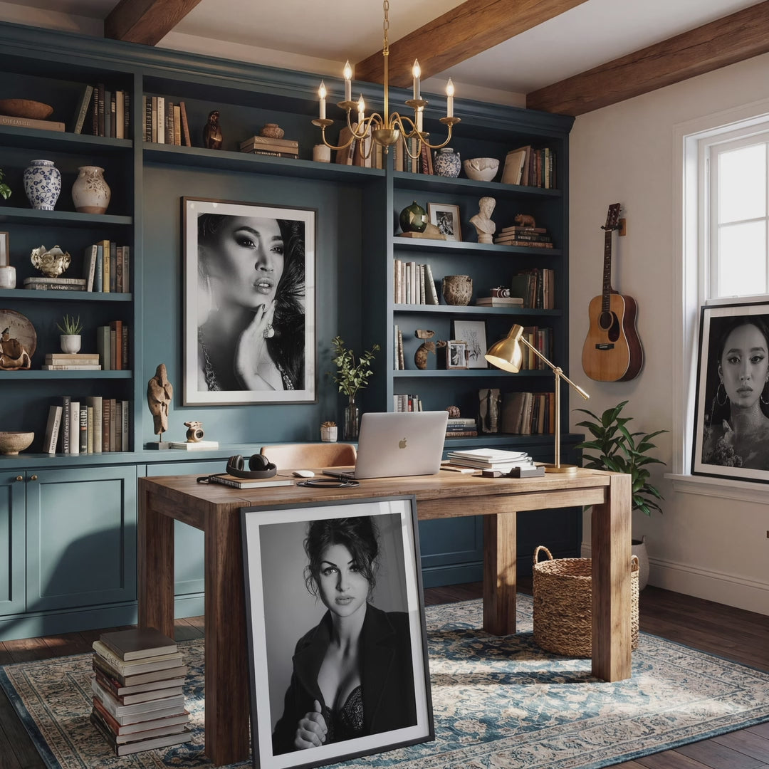 Traditional Home Office Photo Mockup