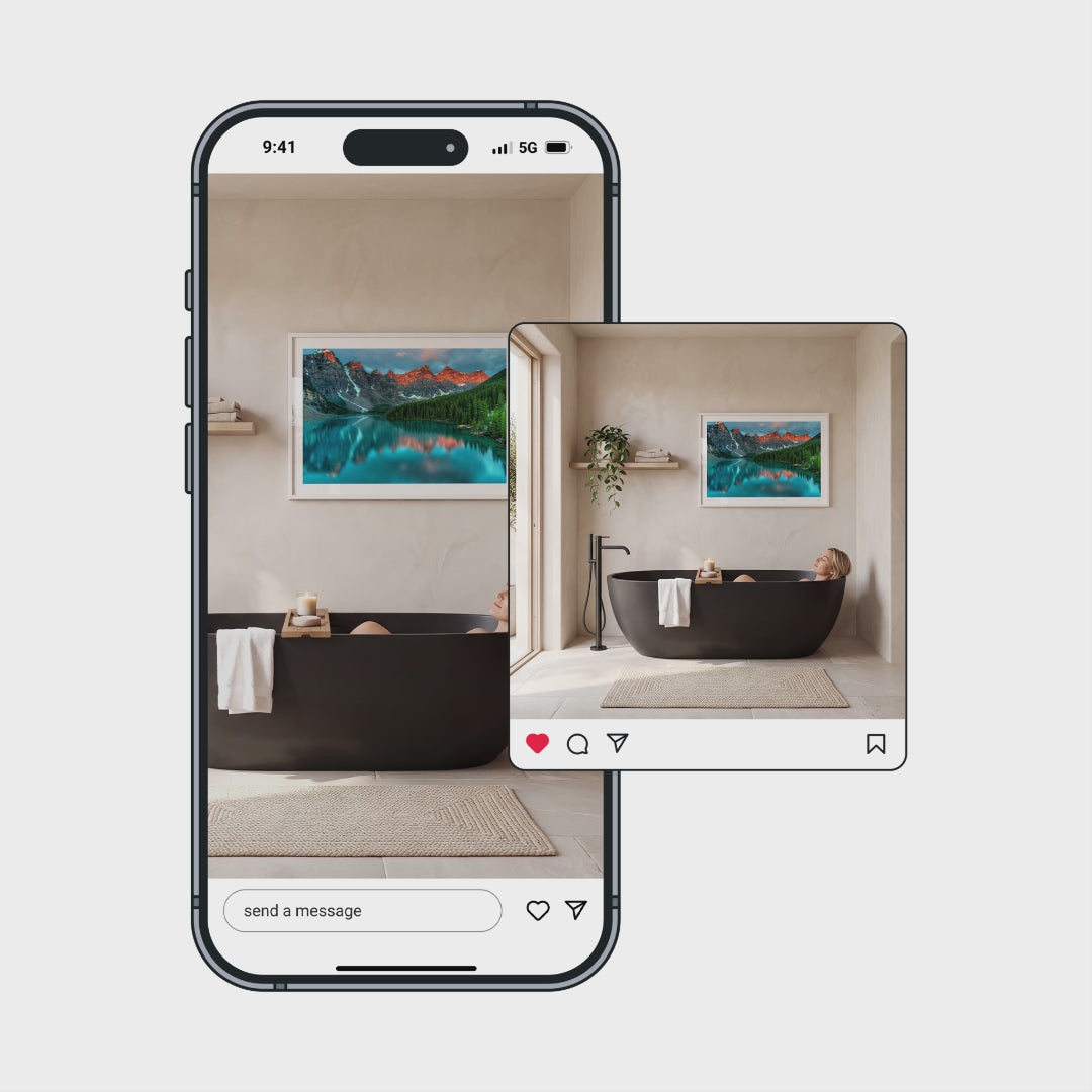 Organic Modern Bathroom Video Mockup