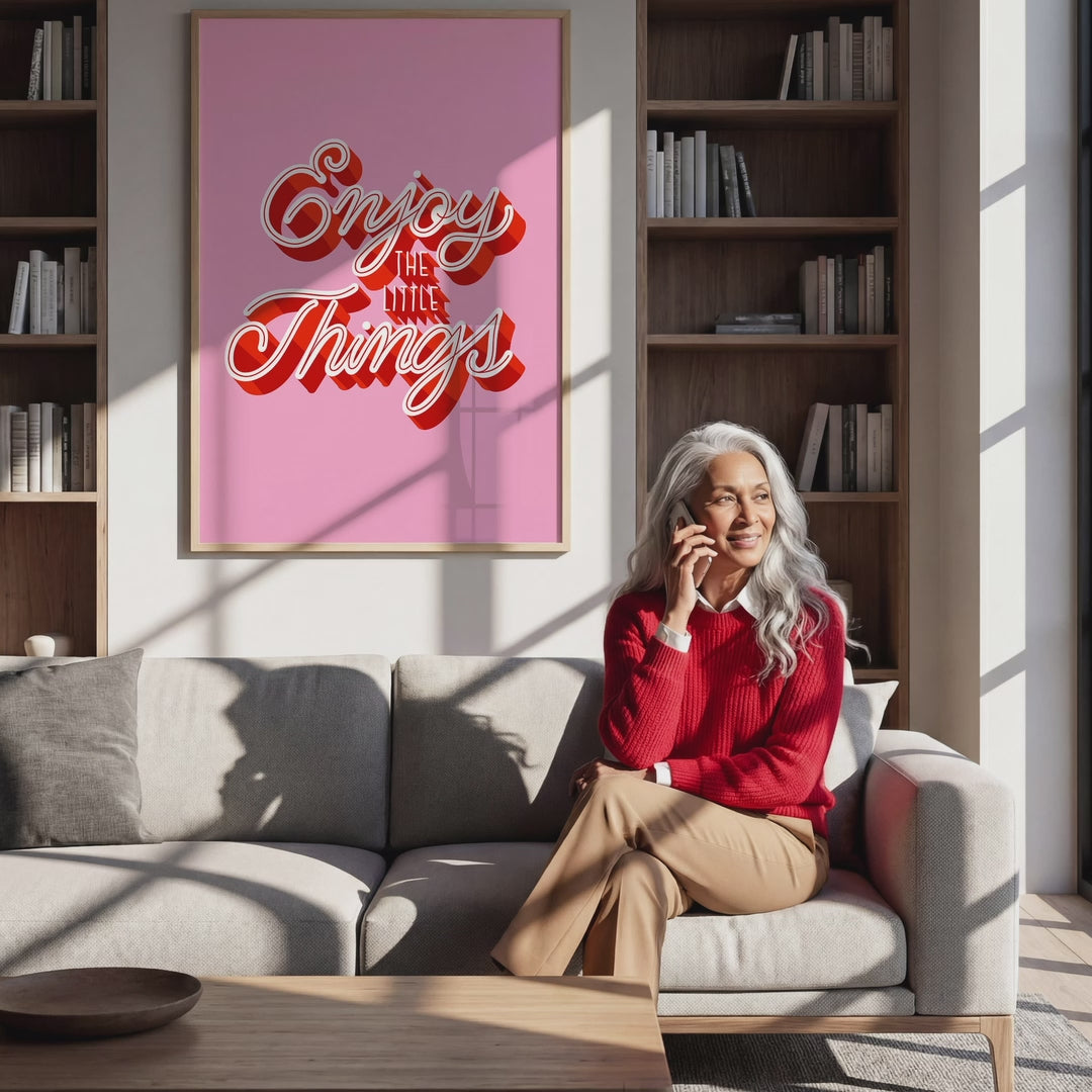 Rustic Living Room Photo Mockup