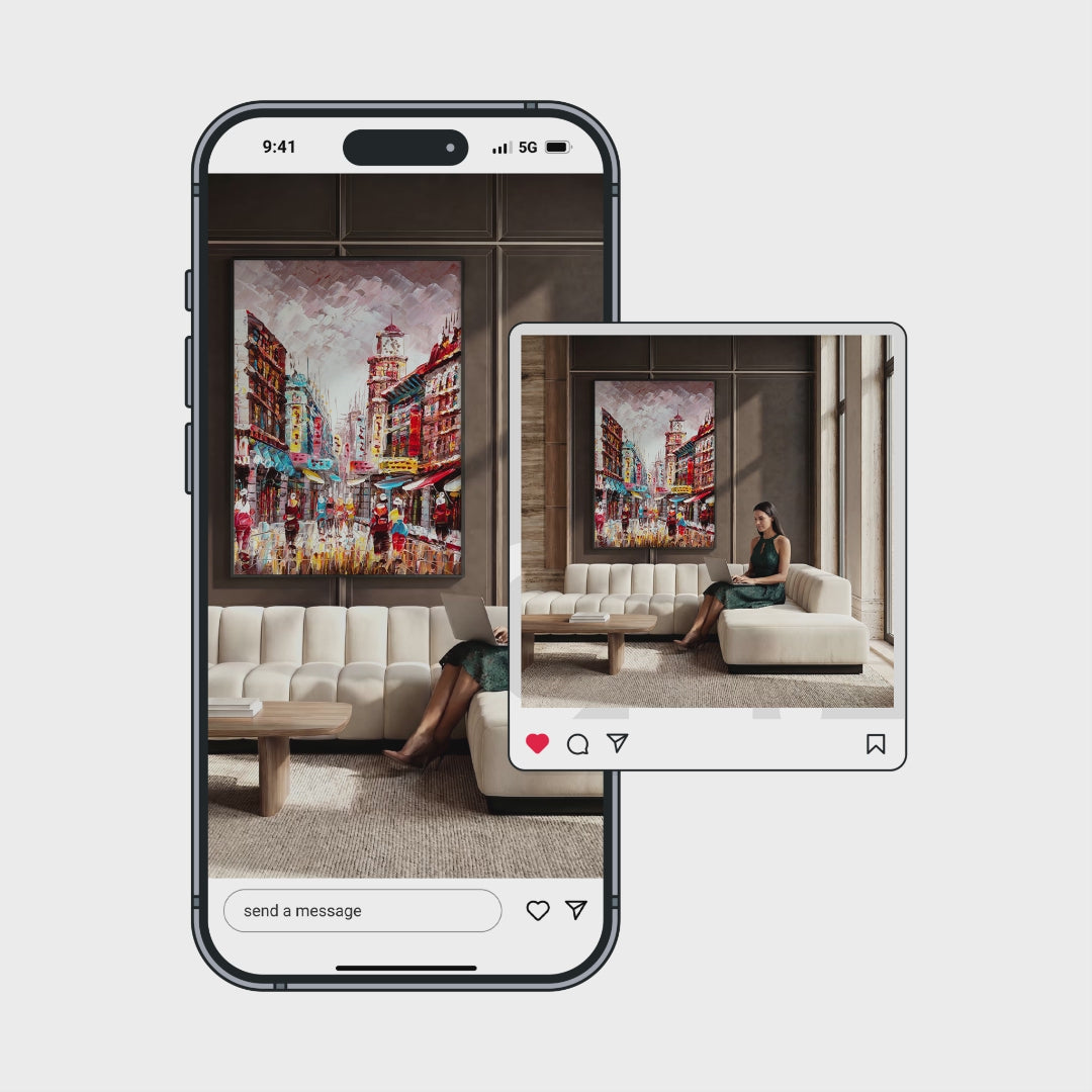 Luxe Living Room Video Mockup