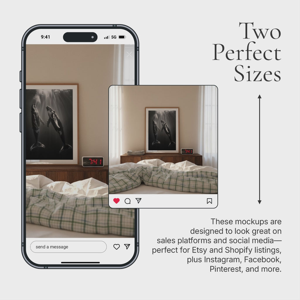 Minimalist Bedroom Video Mockup