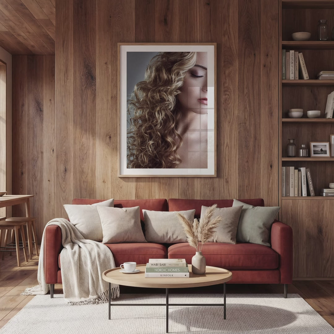 Rustic Living Room Photo Mockup