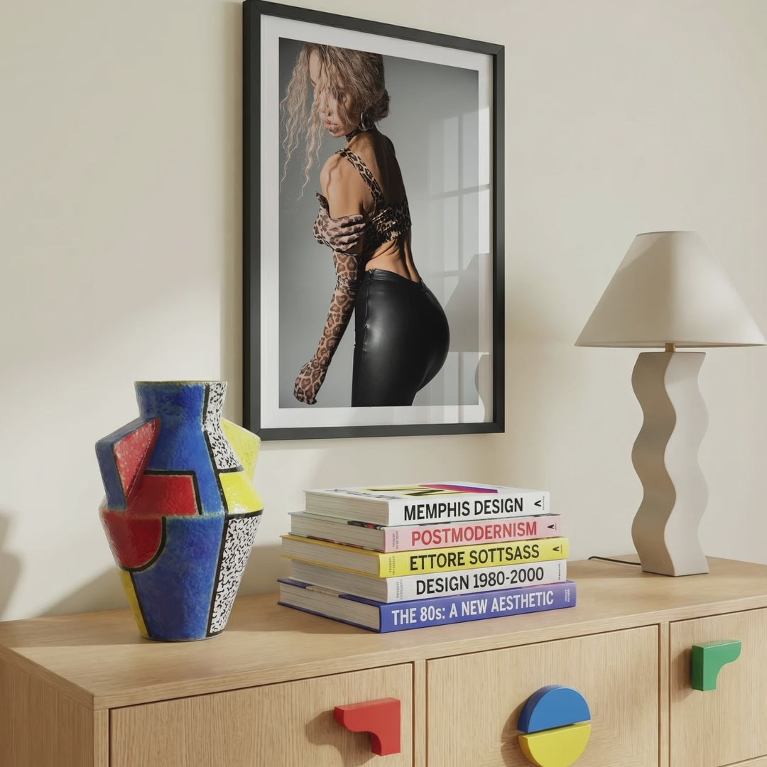 Mid-Century Modern Credenza Photo Mockup