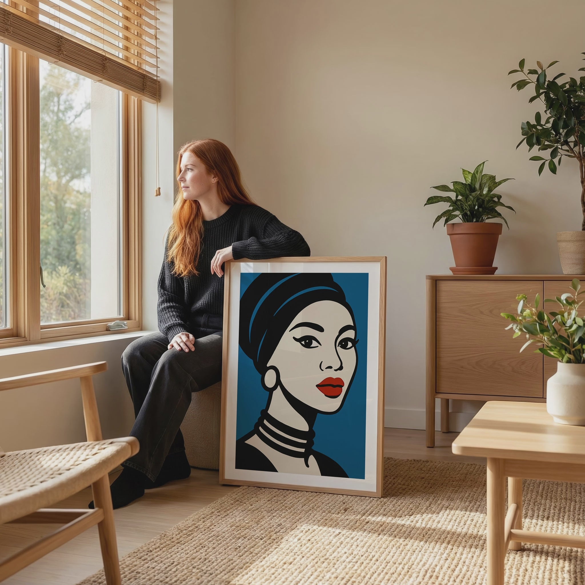 Minimalist Living Room Photo Mockup