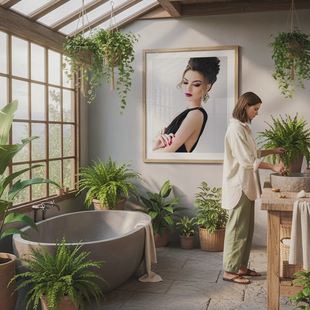 Greenhouse Bathroom Photo Mockup