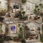 Wall Art Video Mockup Bundle — Rustic Greenhouse v1
