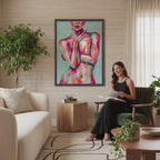 Organic Modern Living Room Photo Mockup