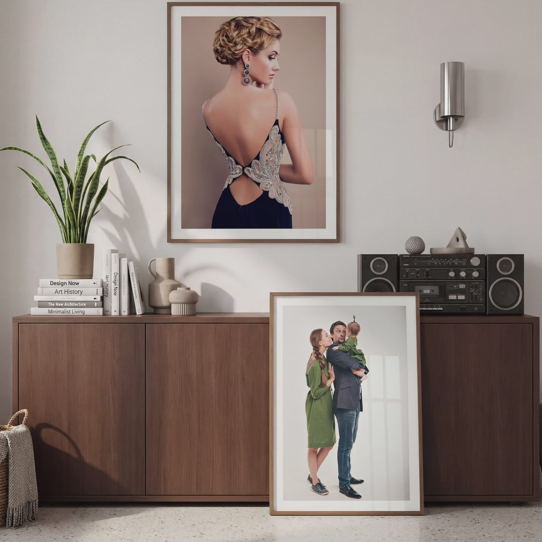 Mid-Century Modern Living Room Photo Mockup